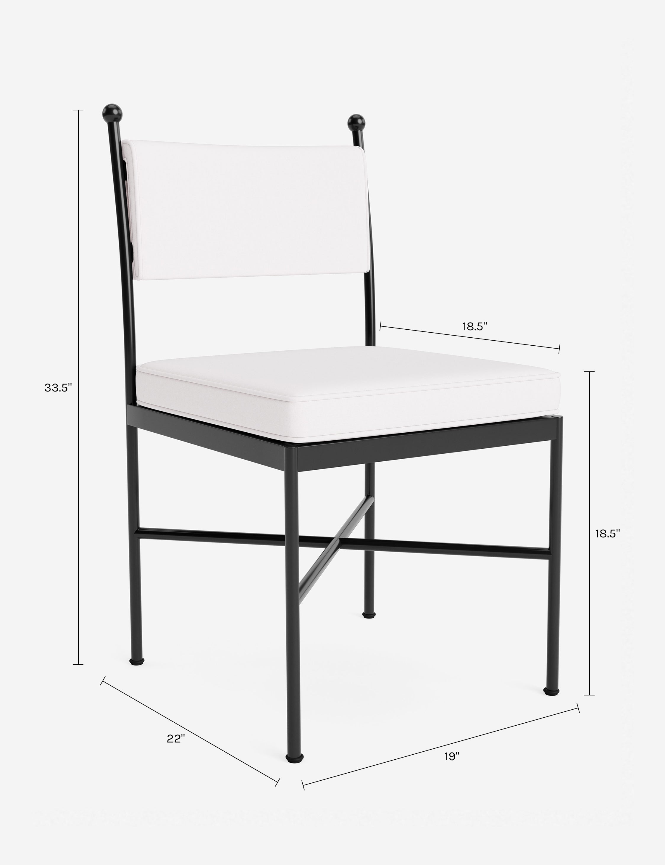 Luna Outdoor Dining Chair | Custom Cushions for Personalized Comfort