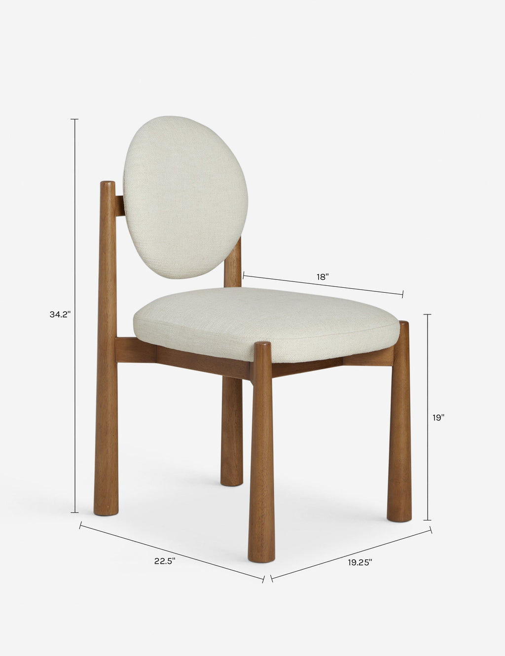 Truett Dining Chair | Chic Minimalist Design, Natural Feel