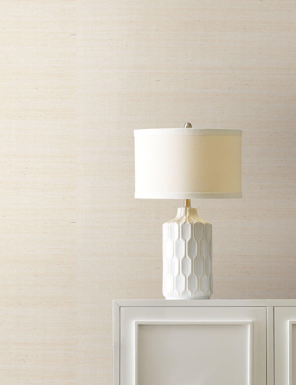 Bela Grasscloth Wallpaper | Woven Texture, Modern Palette