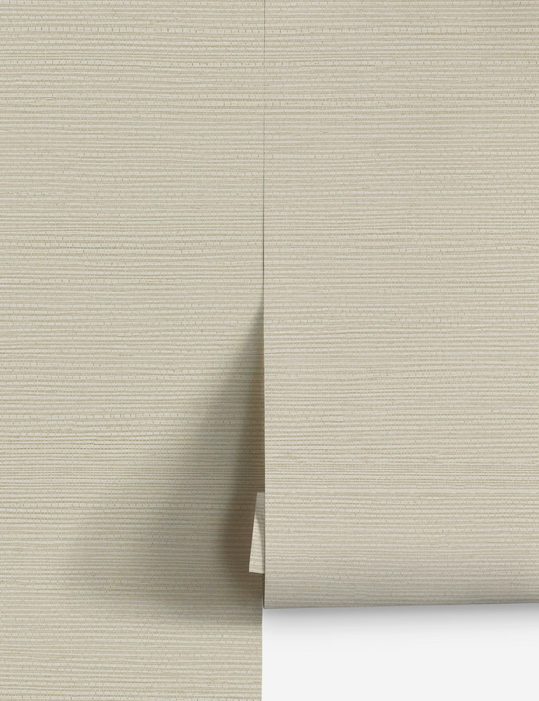 Bela Grasscloth Wallpaper | Woven Texture, Modern Palette