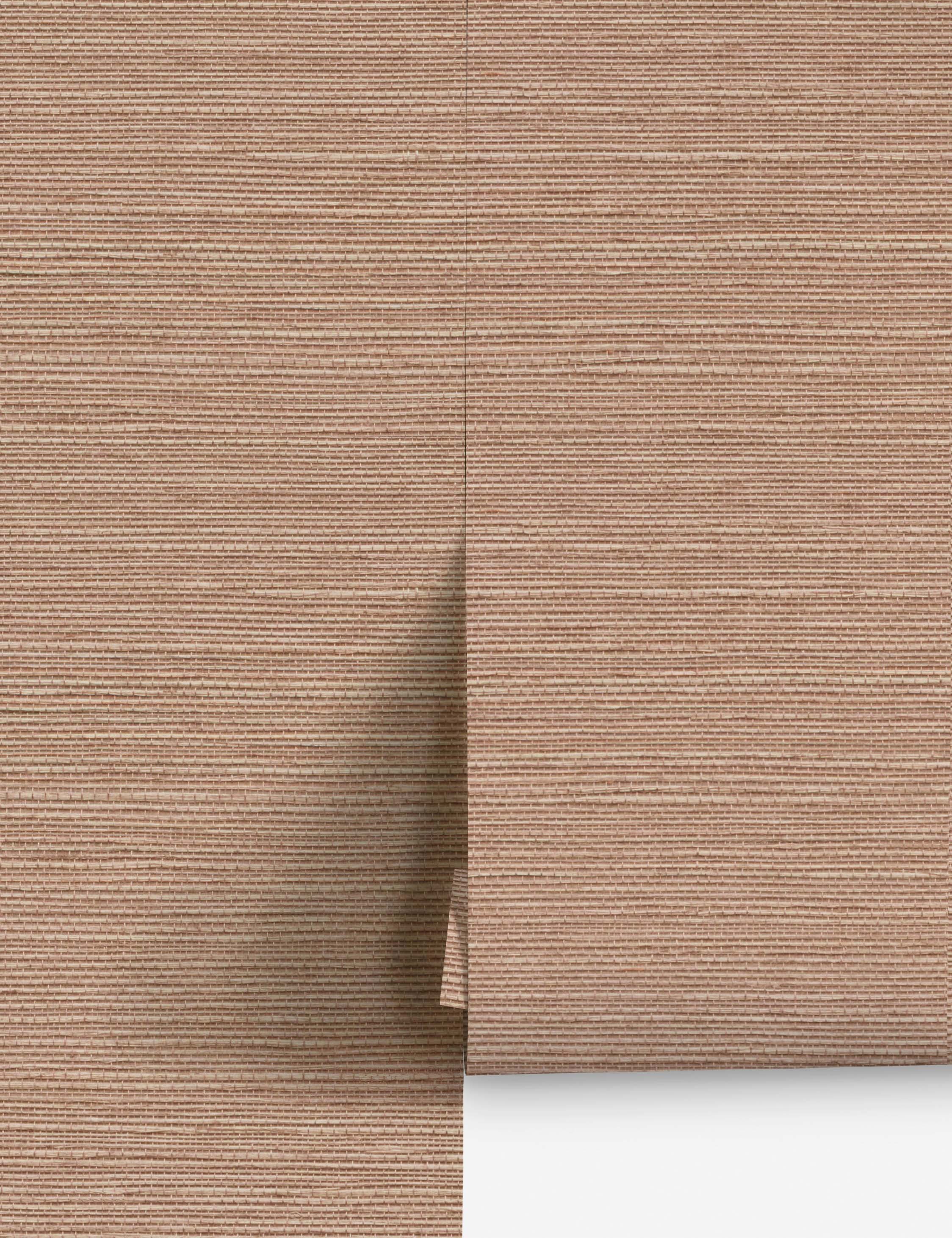 Bela Grasscloth Wallpaper | Woven Texture, Modern Palette