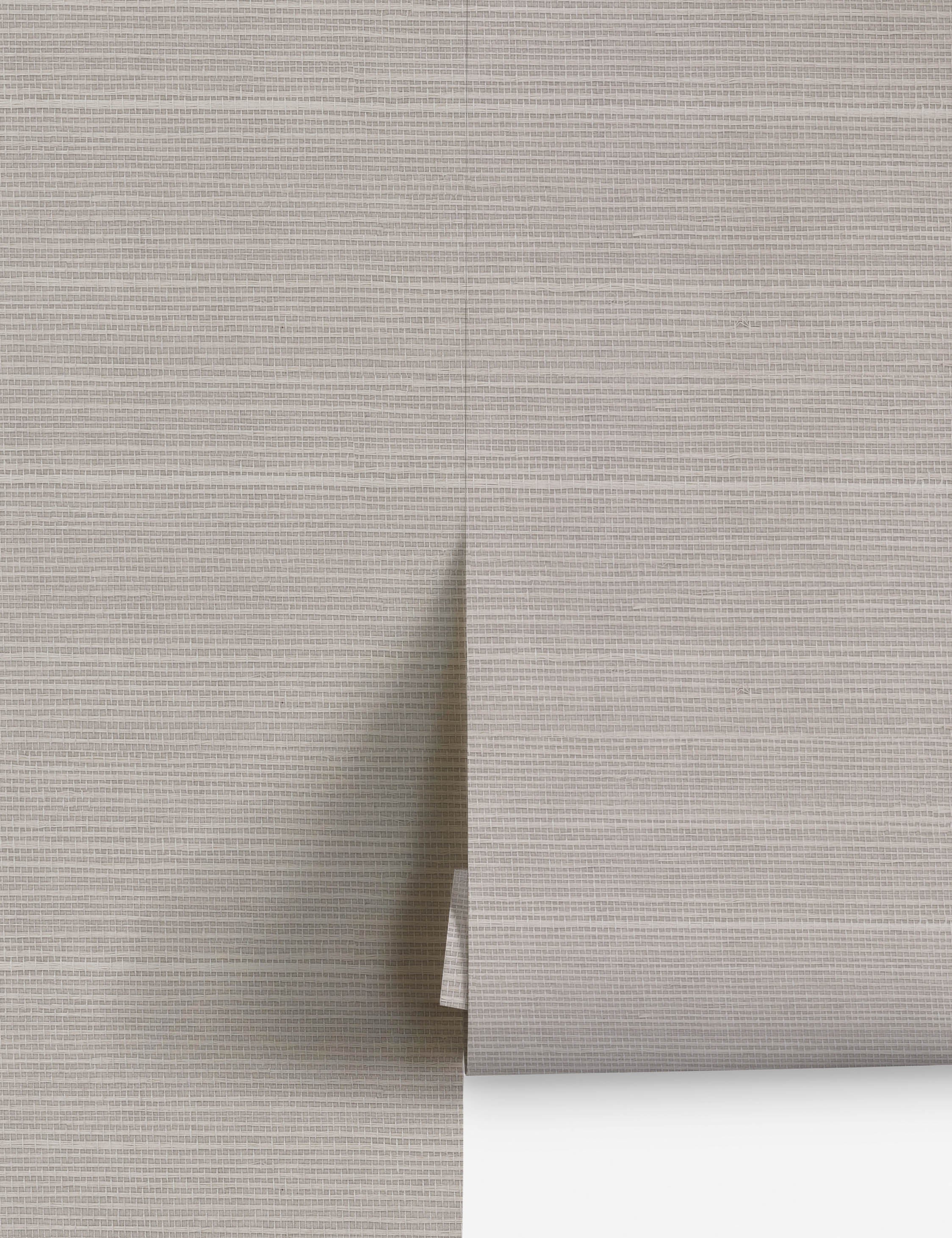 Bela Grasscloth Wallpaper | Woven Texture, Modern Palette