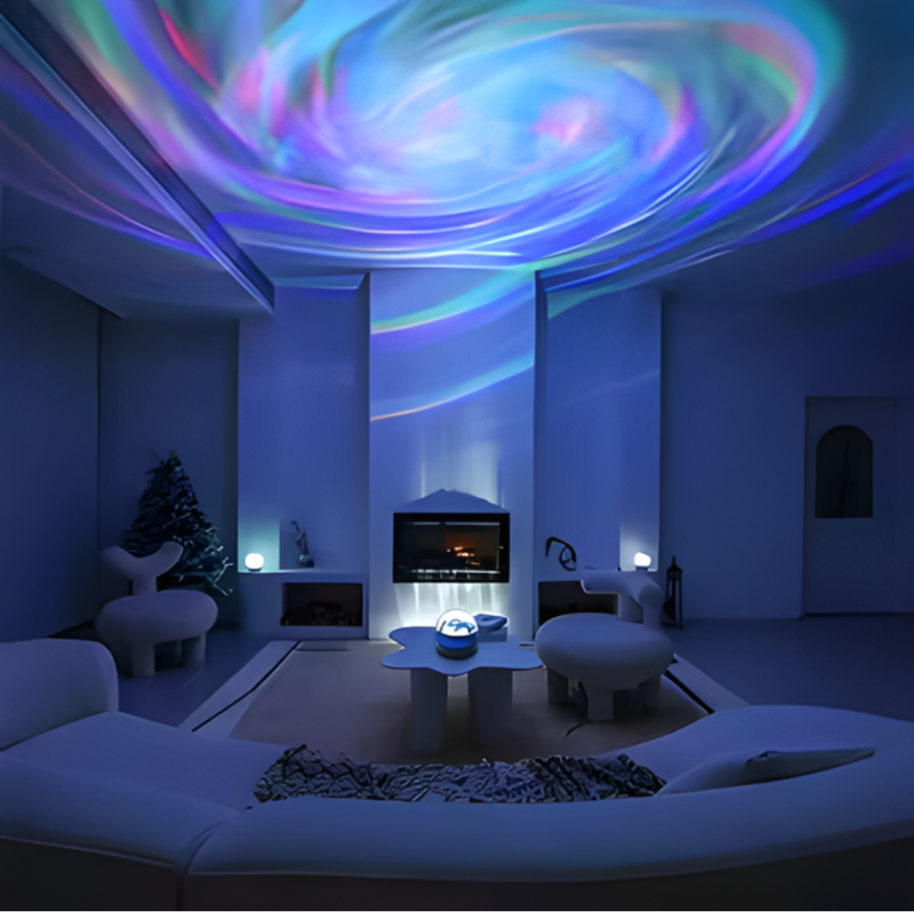 Galaxy Projector Light  – LED Star and Aurora Projection for Relaxation and Home Atmosphere