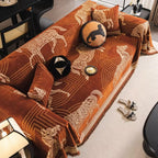 Gallora: Chenille Sofa Cover with Horse Pattern & Non-Slip Grip – for Living Room & Couch