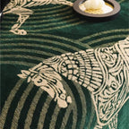 Gallora: Chenille Sofa Cover with Horse Pattern & Non-Slip Grip – for Living Room & Couch