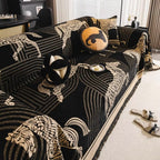 Gallora: Chenille Sofa Cover with Horse Pattern & Non-Slip Grip – for Living Room & Couch