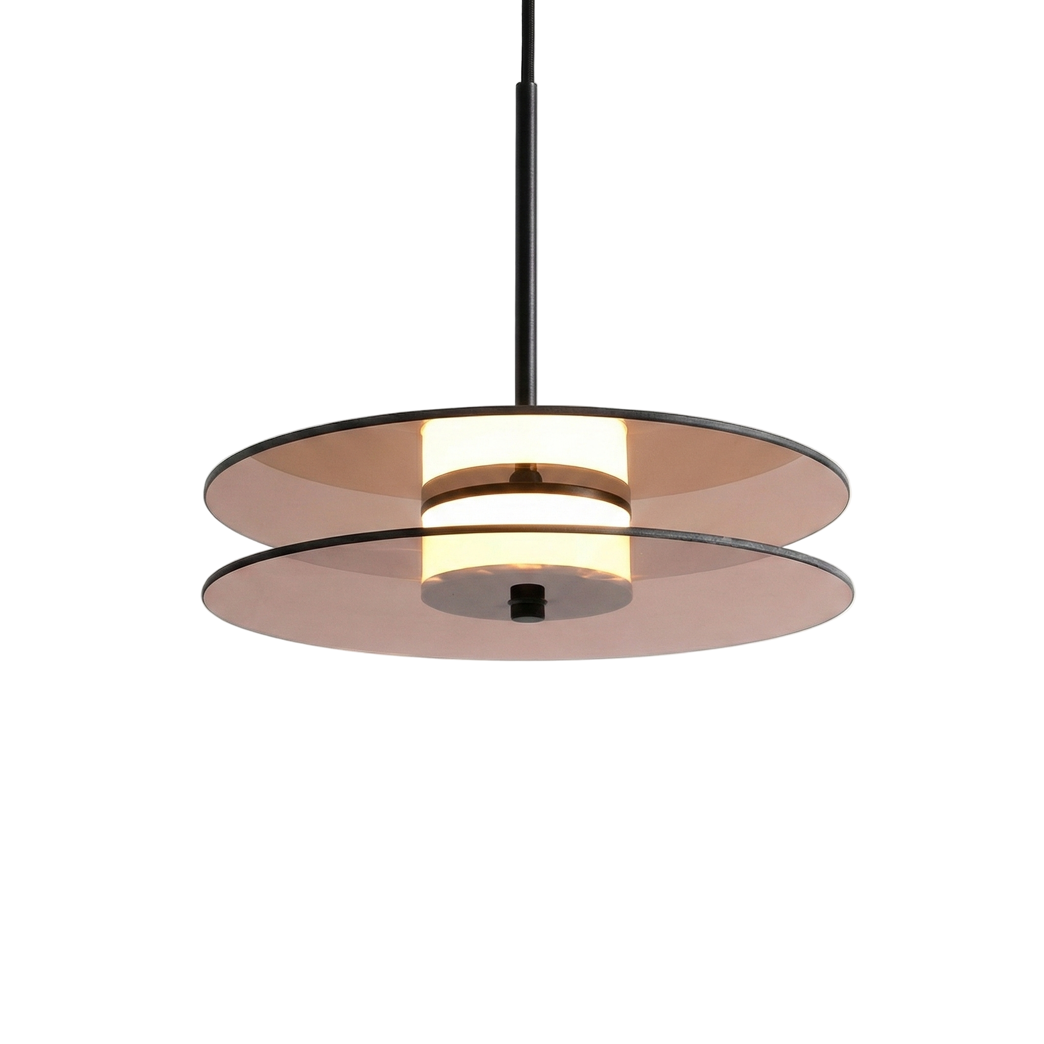 Aurevonn - Minimalist Glass Pendant Lamp with Amber Glow