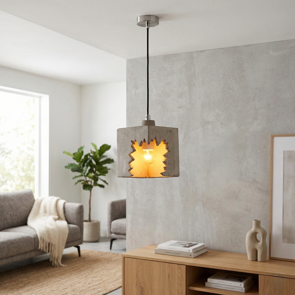 Virrelon - Scandinavian concrete pendant lamp