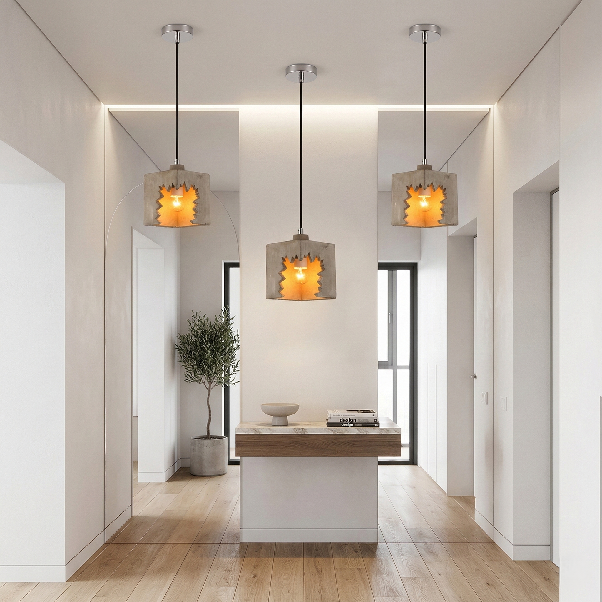 Virrelon - Scandinavian concrete pendant lamp