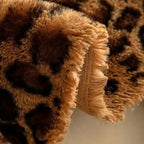 CozyLeopard: Sofa Cover with Leopard Pattern & Plush Texture – for Living Room & Couch