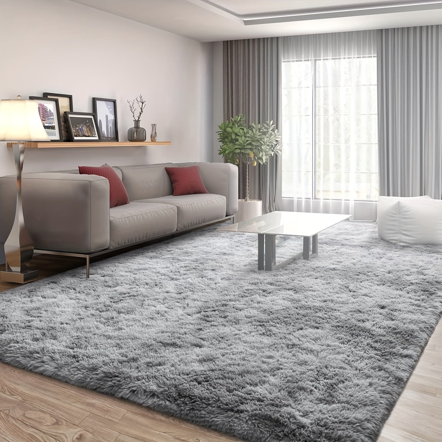 CozyStyle: High-pile shaggy rug with a cuddly feel and rectangular format – for living rooms and bedrooms