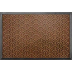 GeoFormular: robust doormat in geometric design – non-slip, durable & decorative for entrance area & garage