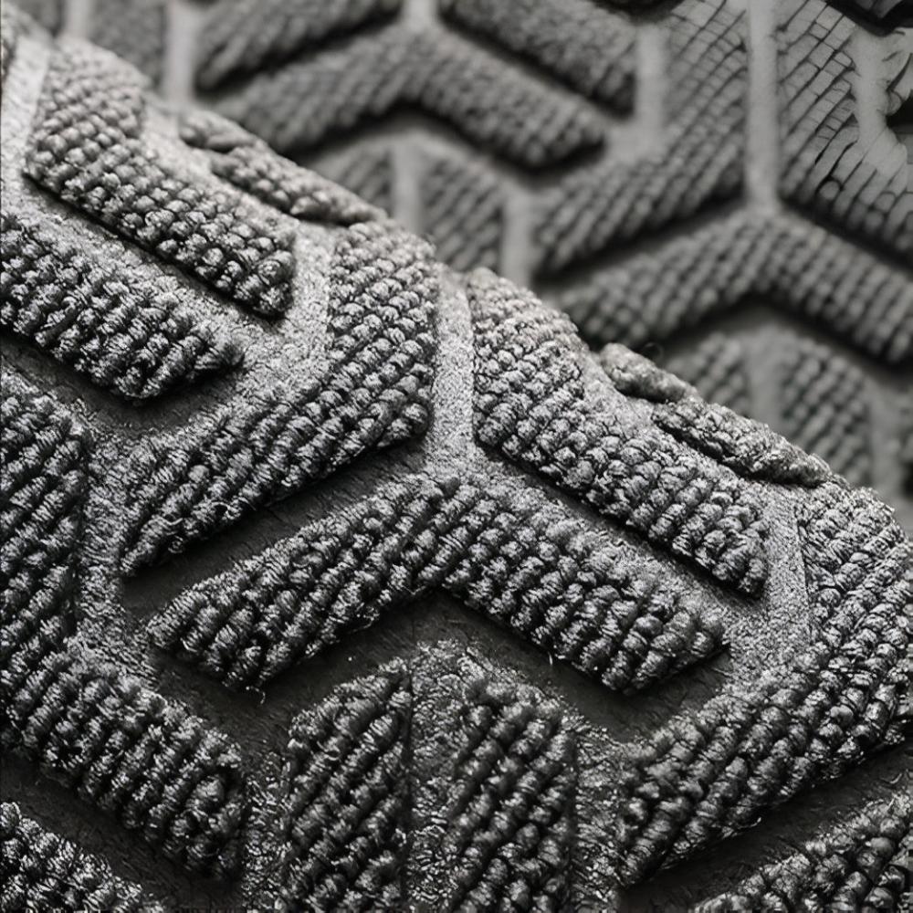GeoFormular: robust doormat in geometric design – non-slip, durable & decorative for entrance area & garage