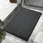 GeoFormular: robust doormat in geometric design – non-slip, durable & decorative for entrance area & garage