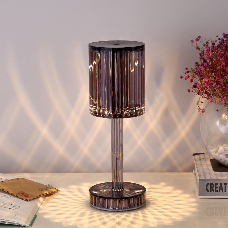 Table Lamp LED Rechargeable Geometric Touch Control