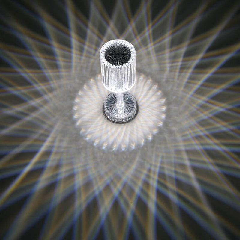 Table Lamp LED Rechargeable Geometric Touch Control