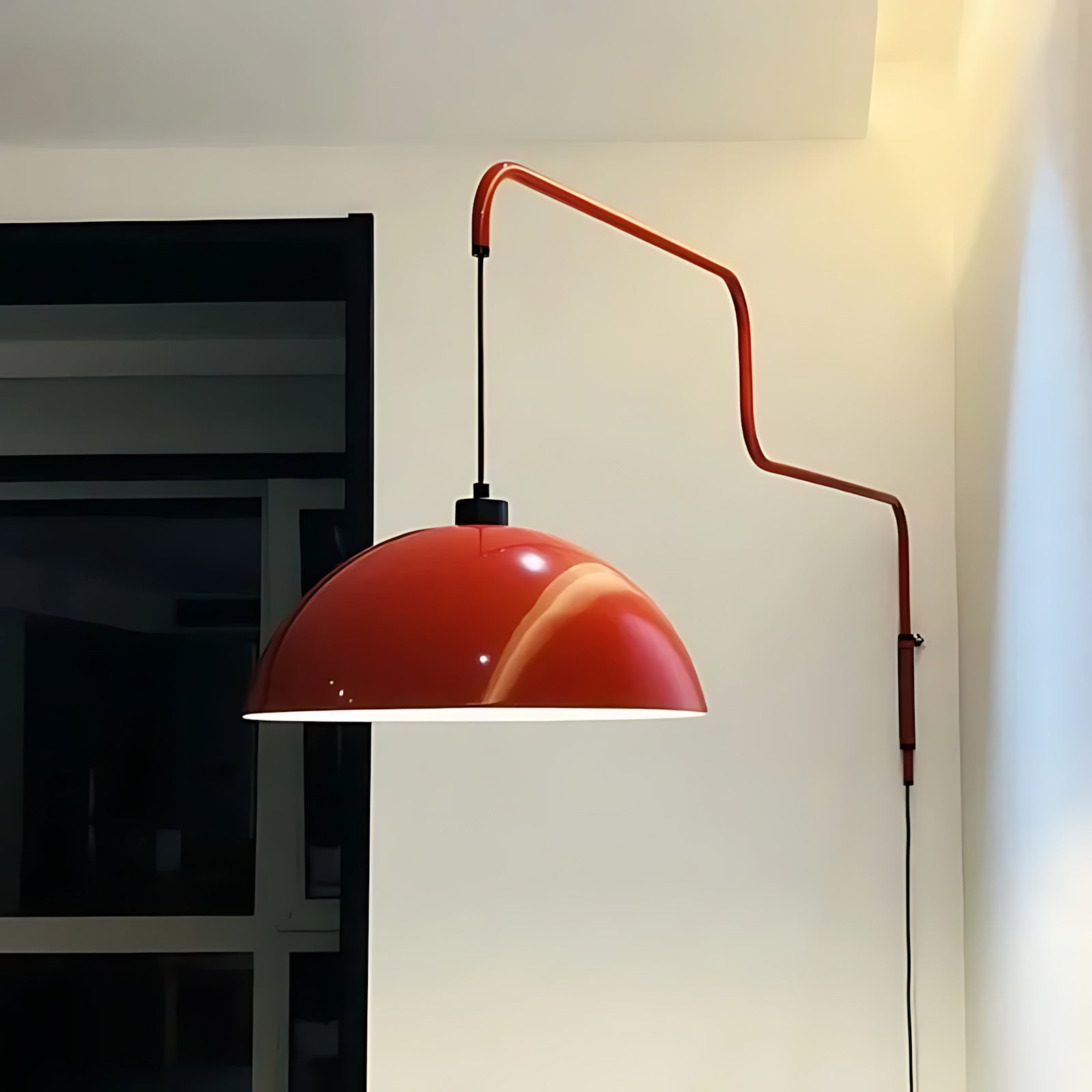 Geometry Color-Block Plug-In Wall Light