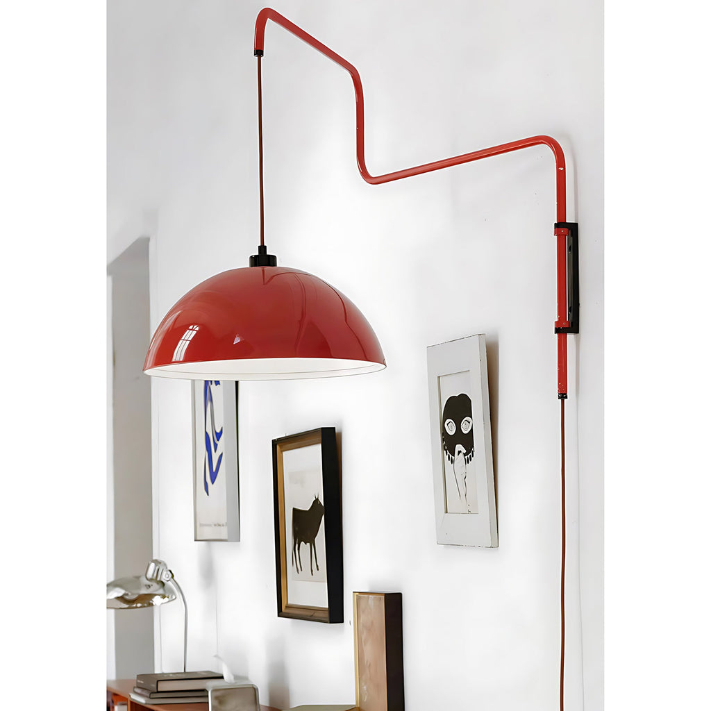 Geometry Color-Block Plug-In Wall Light