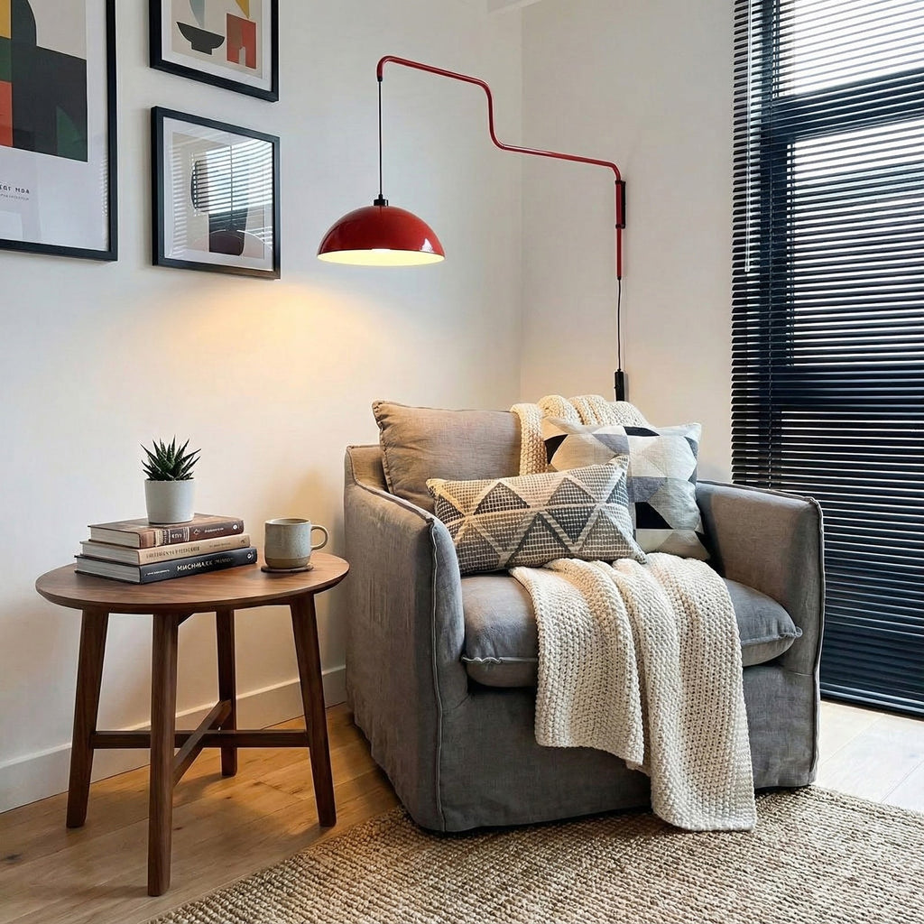 Geometry Color-Block Plug-In Wall Light
