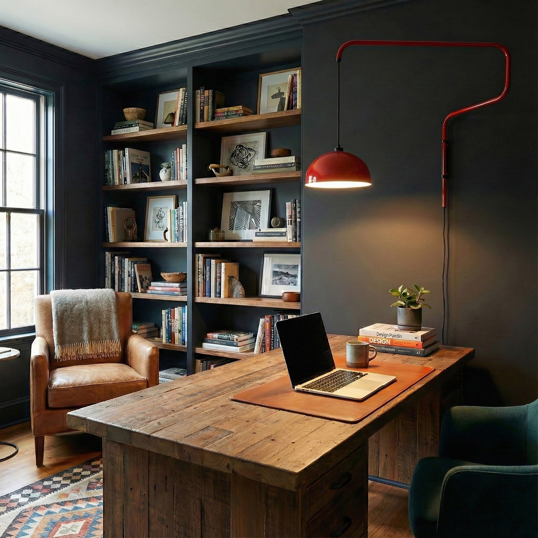 Geometry Color-Block Plug-In Wall Light