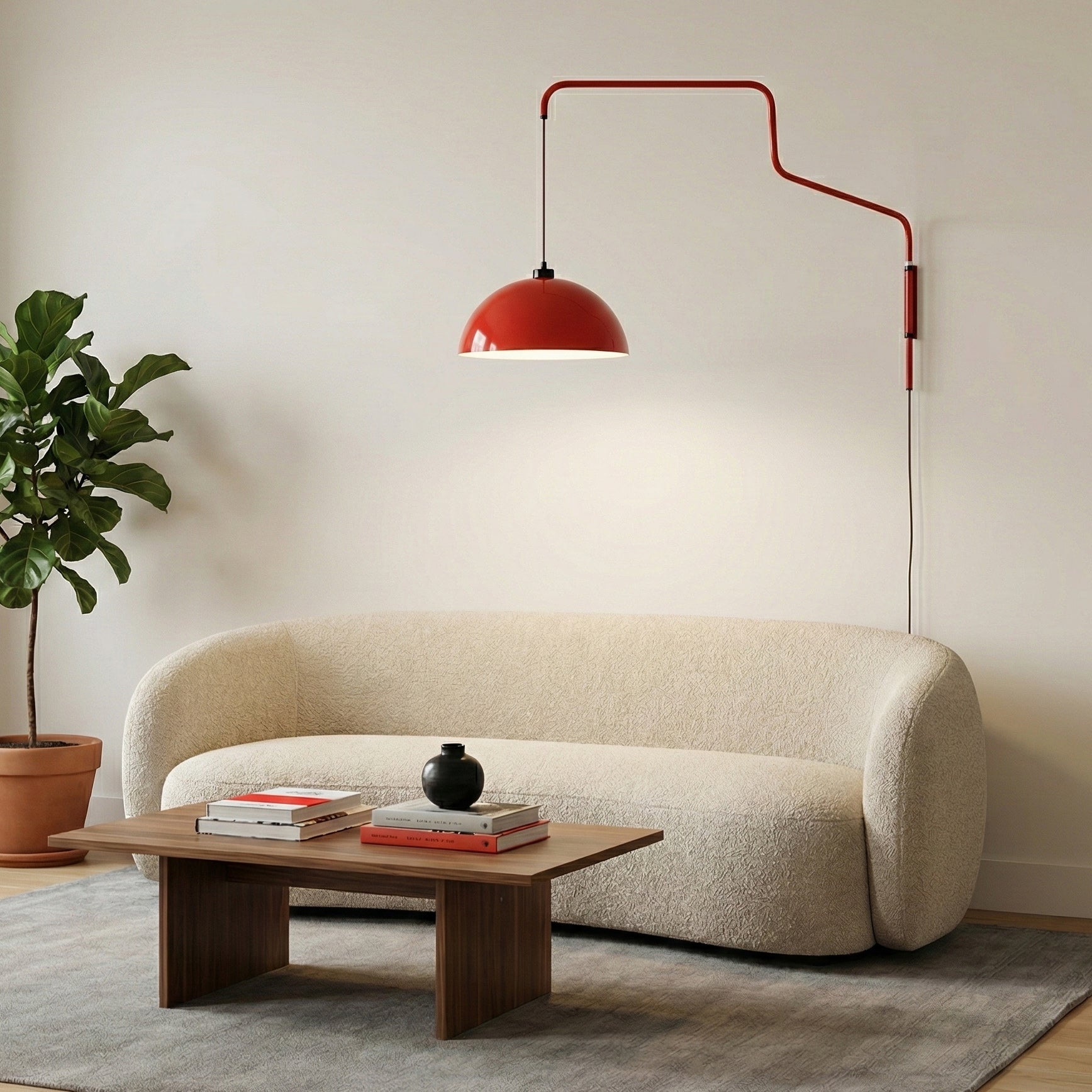 Geometry Color-Block Plug-In Wall Light