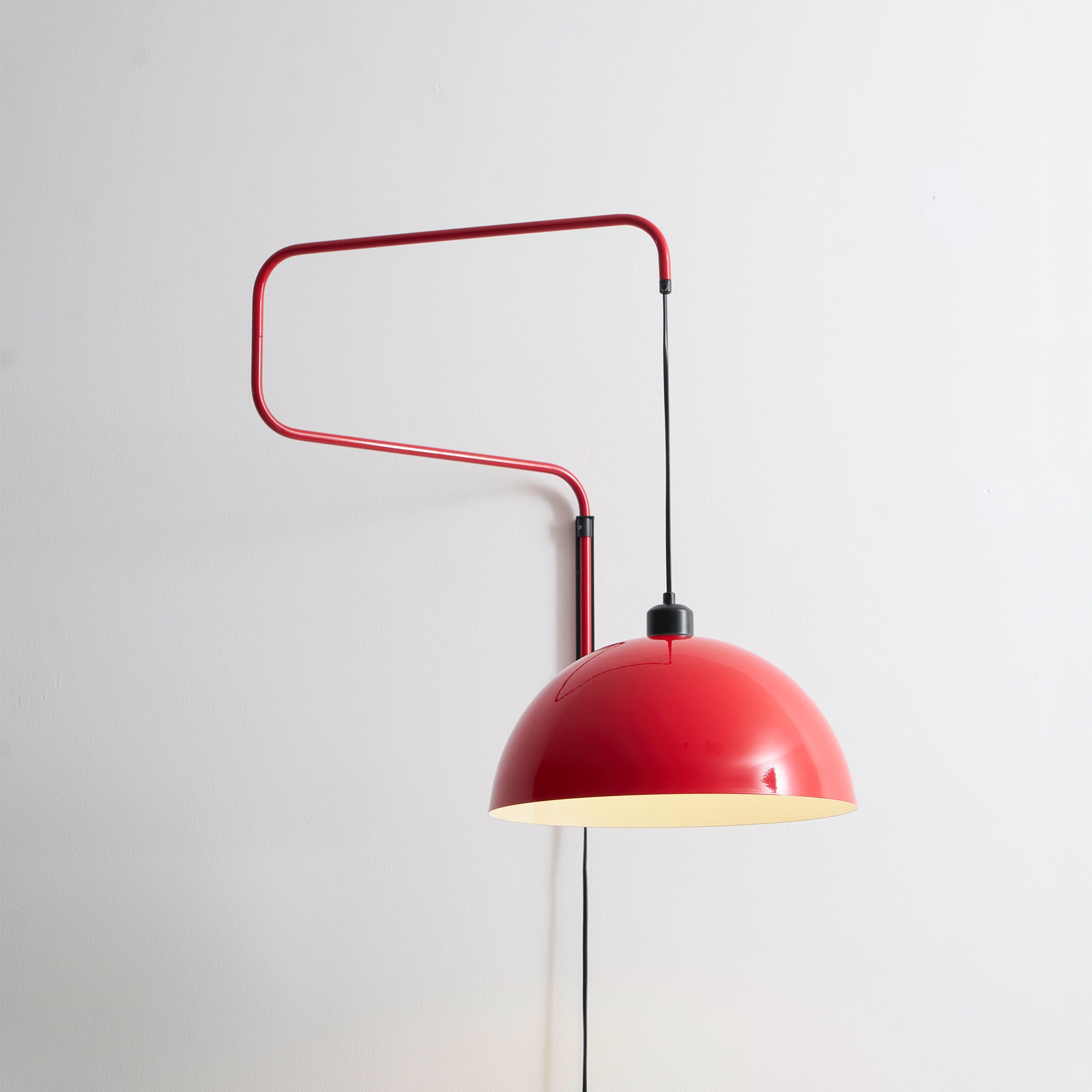 Geometry Color-Block Plug-In Wall Light