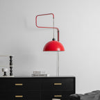Geometry Color-Block Plug-In Wall Light