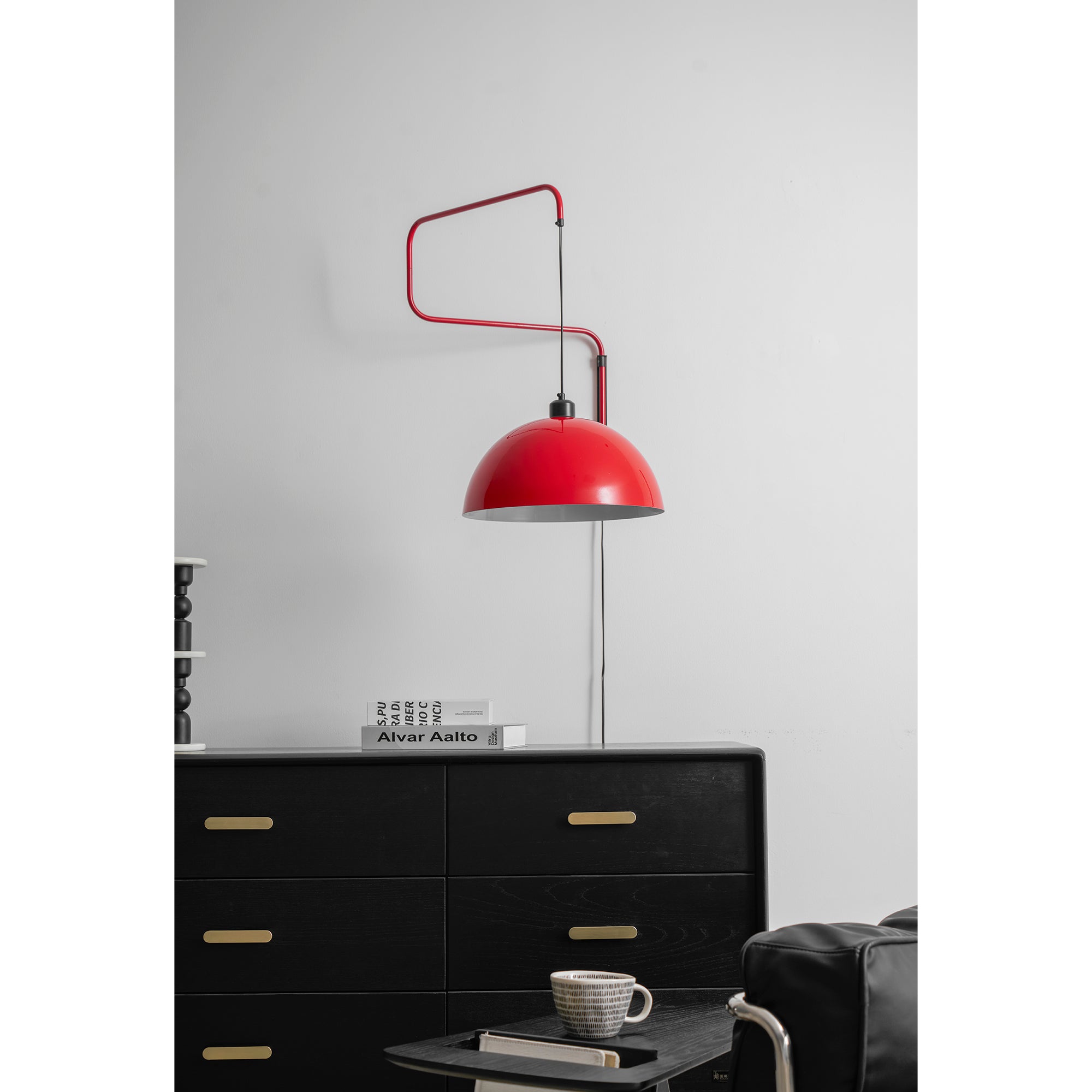 Geometry Color-Block Plug-In Wall Light
