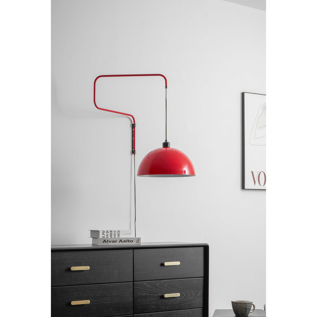 Geometry Color-Block Plug-In Wall Light