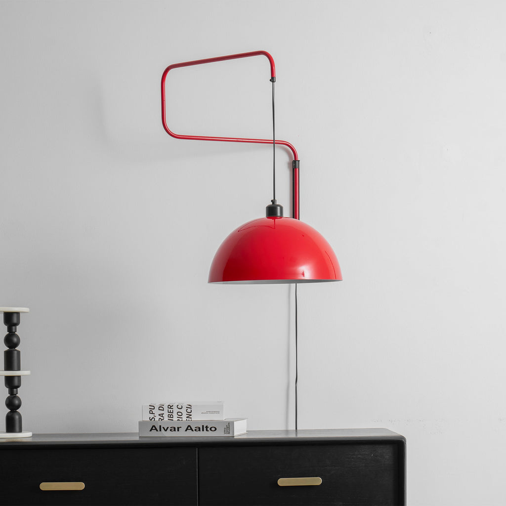 Geometry Color-Block Plug-In Wall Light
