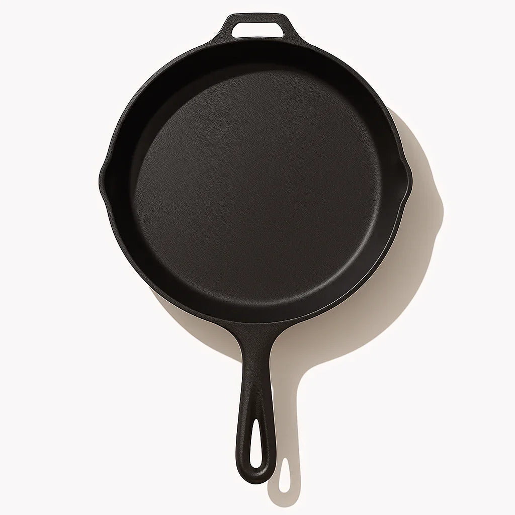 Iron Master 5-Piece Cast Iron Frying Pan Set – Robust Heavy Base & Optimal Heat Retention for Kitchen & Stove