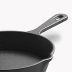Iron Master 5-Piece Cast Iron Frying Pan Set – Robust Heavy Base & Optimal Heat Retention for Kitchen & Stove