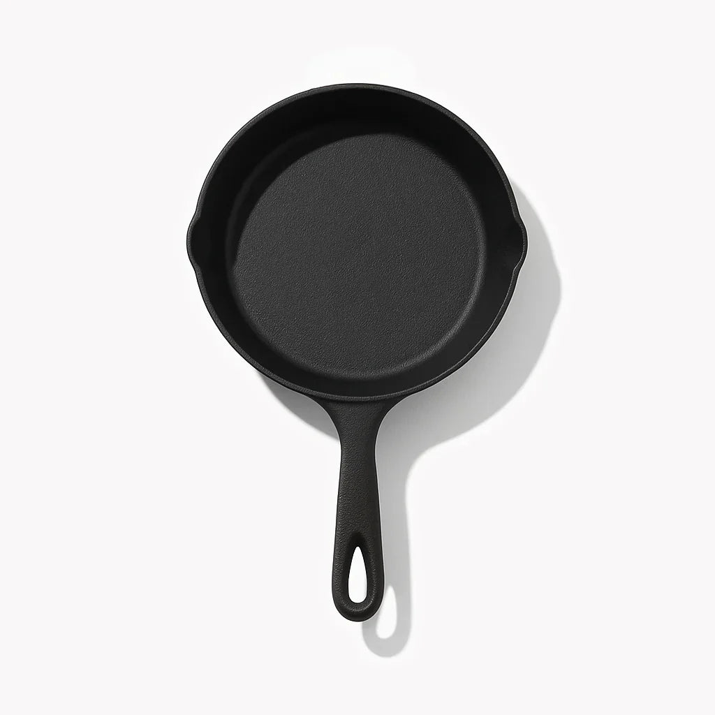 Iron Master 5-Piece Cast Iron Frying Pan Set – Robust Heavy Base & Optimal Heat Retention for Kitchen & Stove
