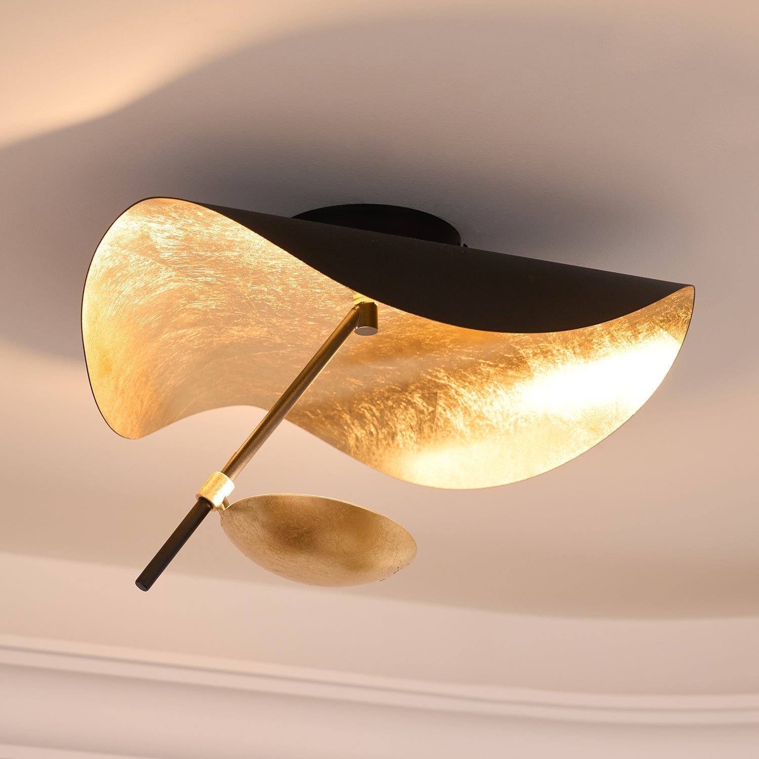 Bello LED Plafondlamp | Metaal & Staal, Warm Licht 3000K