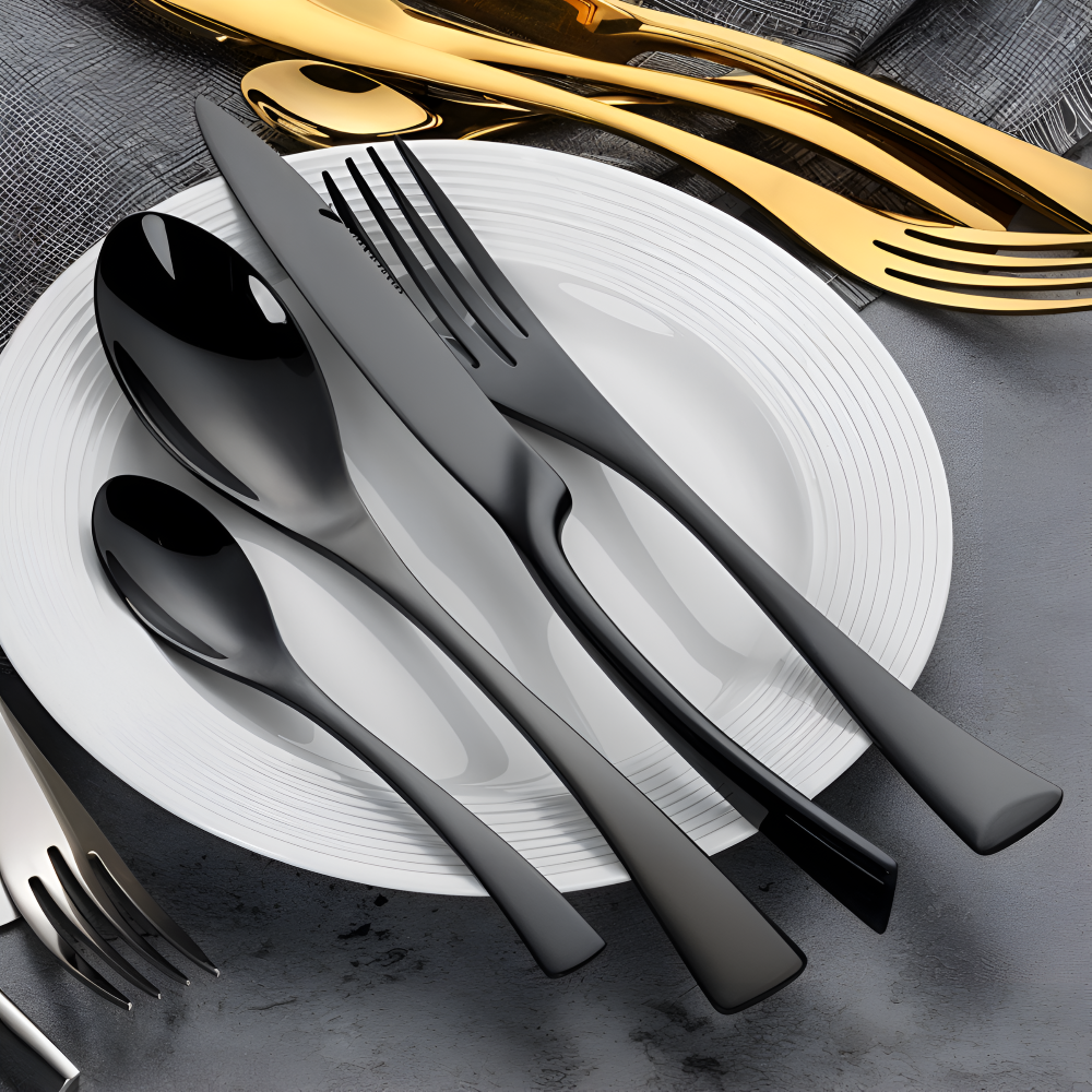 Alveron – Stainless Steel Cutlery Set 5 Or 20 Pieces
