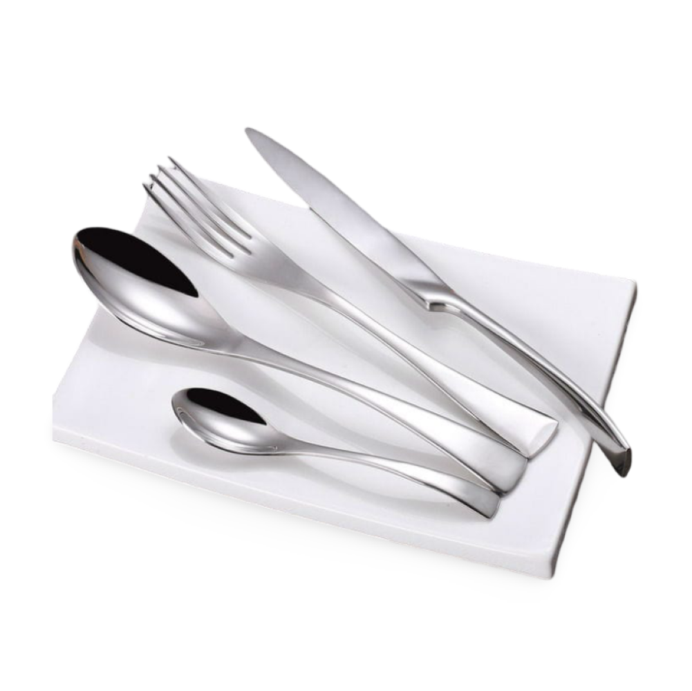 Alveron – Stainless Steel Cutlery Set 5 Or 20 Pieces