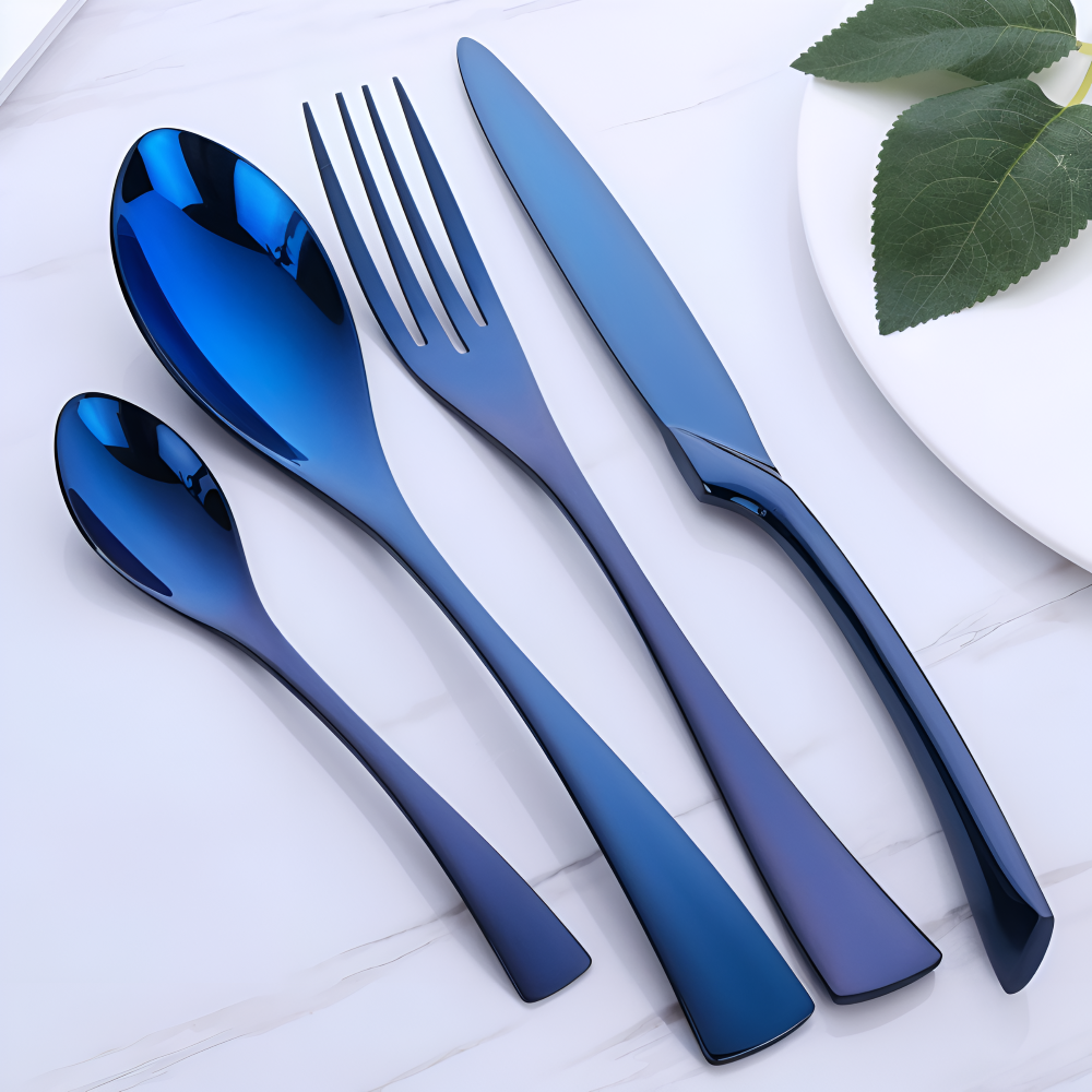 Alveron – Stainless Steel Cutlery Set 5 Or 20 Pieces