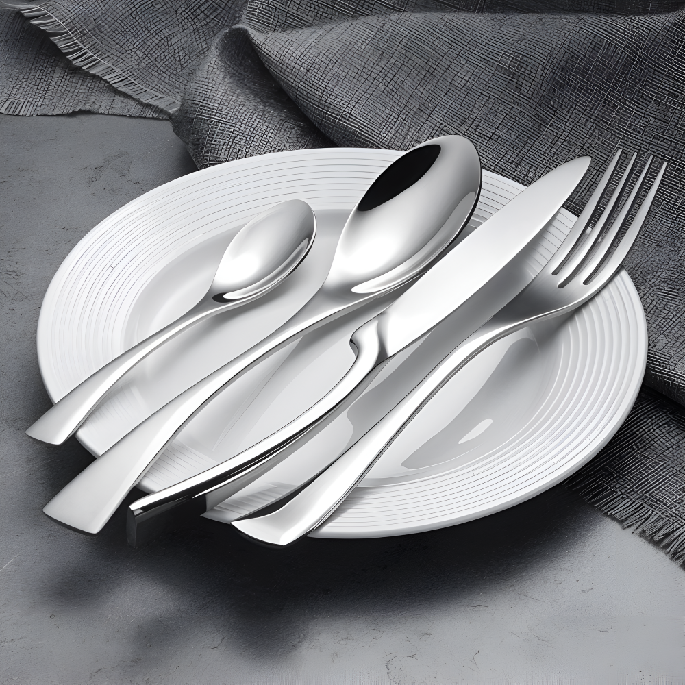 Alveron – Stainless Steel Cutlery Set 5 Or 20 Pieces