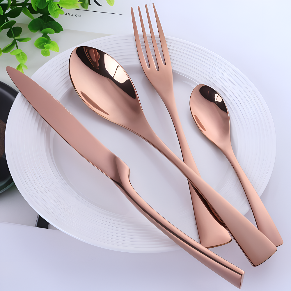 Alveron – Stainless Steel Cutlery Set 5 Or 20 Pieces