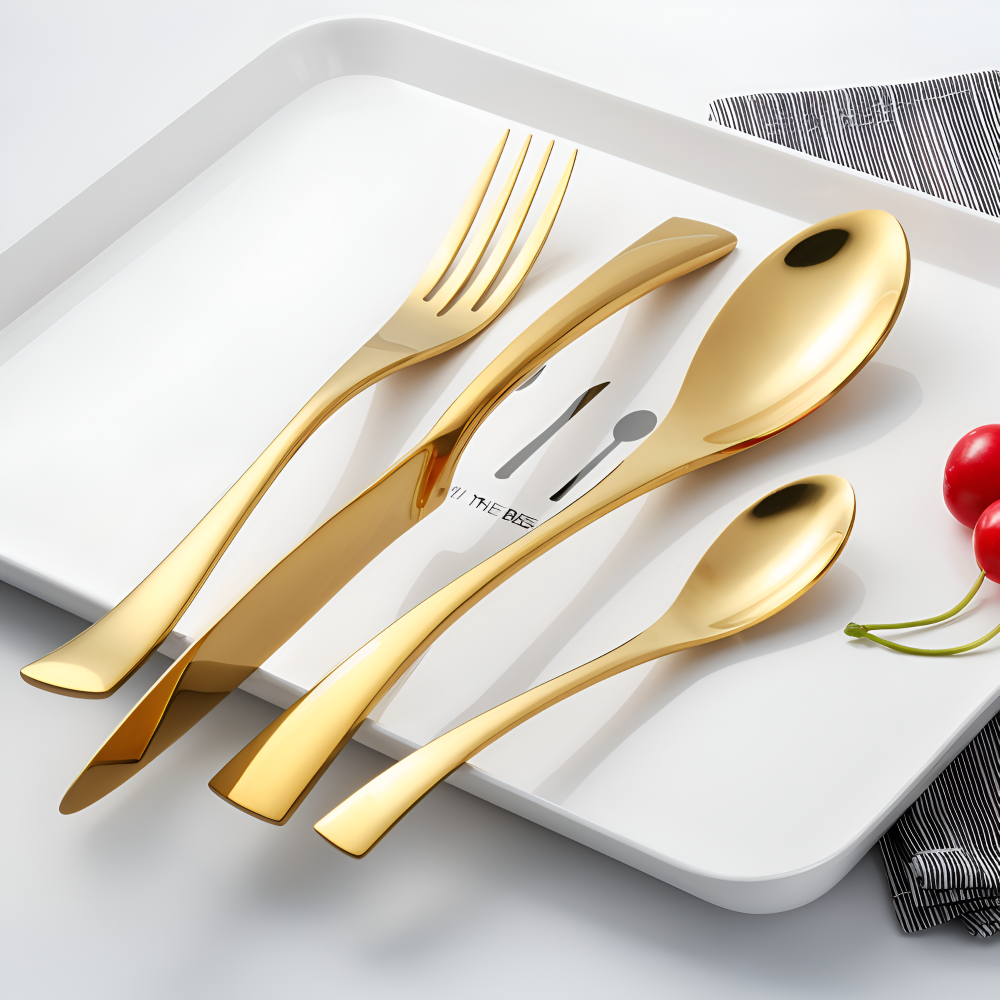 Alveron – Stainless Steel Cutlery Set 5 Or 20 Pieces