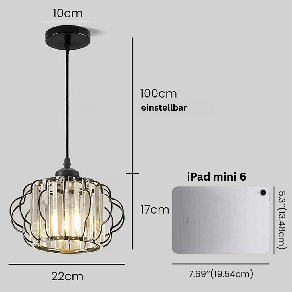 GlanzFlair: Modern Golden Crystal Ceiling Light – Stylish & Bright for Hallway & Dining Room