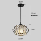 GlanzFlair: Modern Golden Crystal Ceiling Light – Stylish & Bright for Hallway & Dining Room