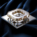 GlanzFlur: Crystal LED Ceiling Light Luxuriously Modern – Decorative & Bright for Hallway & Living Room