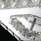 GlanzFlur: Crystal LED Ceiling Light Luxuriously Modern – Decorative & Bright for Hallway & Living Room