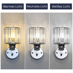 GlanzForma: Crystal Wall Light Round & Square – Decorative & Energy Efficient for Hallway & Dining Room