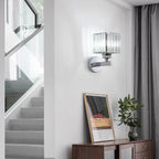 GlanzForma: Crystal Wall Light Round & Square – Decorative & Energy Efficient for Hallway & Dining Room