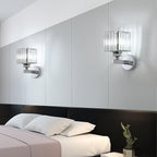 GlanzForma: Crystal Wall Light Round & Square – Decorative & Energy Efficient for Hallway & Dining Room