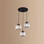 GlanzInsel: Designer Crystal Chandelier 3-Light – Elegant & Bright for Kitchen & Dining Area
