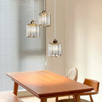 GlanzInsel: Designer Crystal Chandelier 3-Light – Elegant & Bright for Kitchen & Dining Area