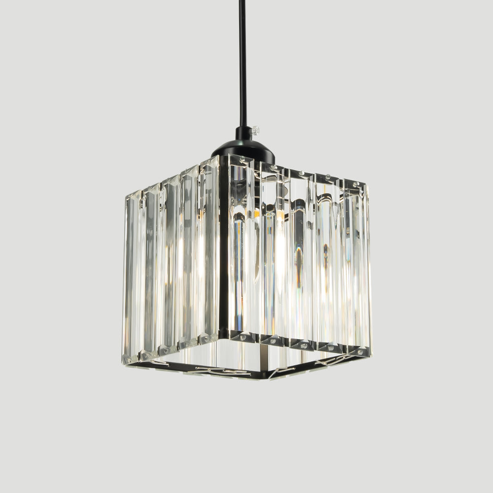 GlanzInsel: Designer Crystal Chandelier 3-Light – Elegant & Bright for Kitchen & Dining Area